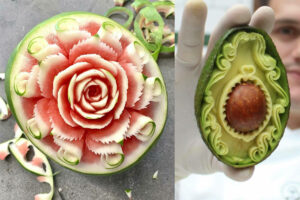 25 Incredible Food Carvings by Daniele Barresi