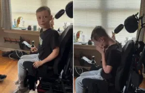 A Teen’s Tears of Joy: How a Power Chair Changed Andrew Palmer’s Life