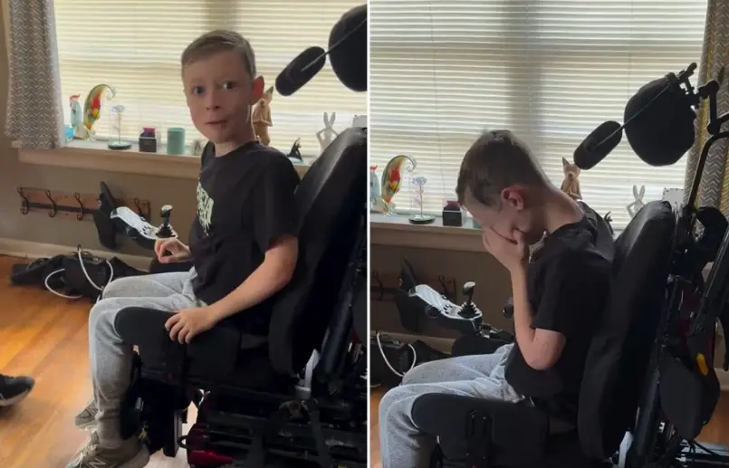 A Teen’s Tears of Joy: How a Power Chair Changed Andrew Palmer’s Life