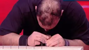 Pro Wrestler ‘Hammer Head’ Smashes Guinness World Record by Hammering 38 Nails with His Forehead in Thrilling 2-Minute Challenge