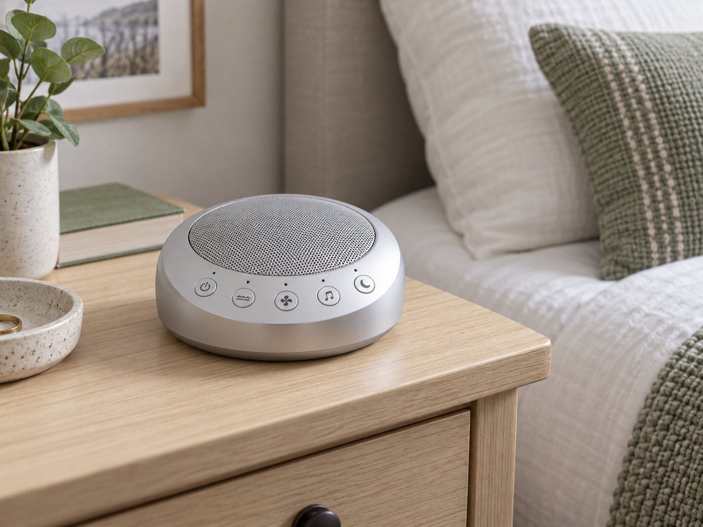 Homedics SoundSleep silver sound machine approximation
